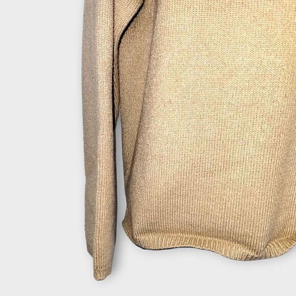 Mod Ref Womens Sweater Sz Small Classic Tan Fine Knit Classicore Lagenlook Cozy - Picture 5 of 11